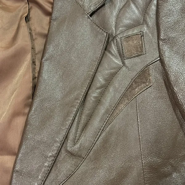 Vintage Pioneer Wear leather jacket - Image 3