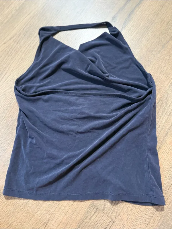 Anthropologie Cowl Neck Halter Top Size XS - Image 5