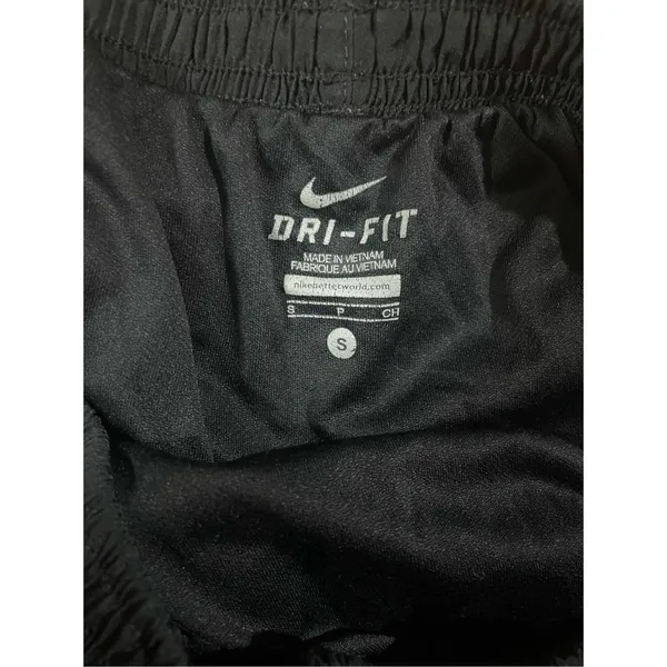 Nike Dri‎ fit womens black pink athletic shorts sz small - Image 3