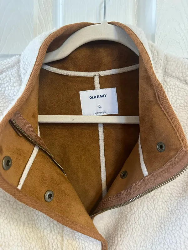 Old Navy Sherpa Tench Coat - Image 4