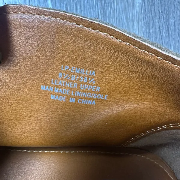Lucky Brand Emillia Light Brown Suede Leather Chukka Boots - Image 6
