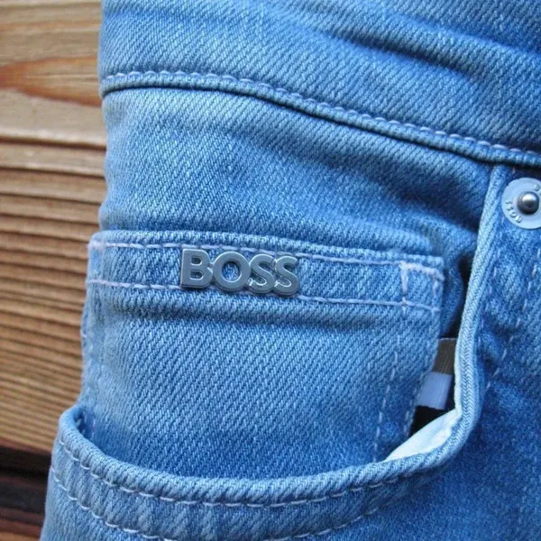 NWT Boss Orange Hugo BOSS Womens Marlene Wide Leg High Waist Jeans - Image 7