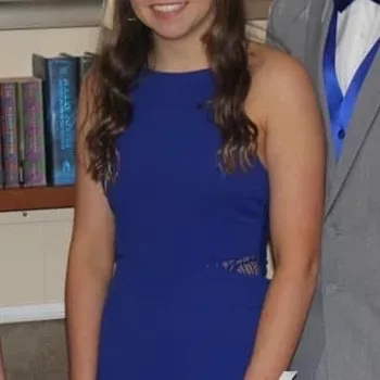 Blue Prom Dress Size M - Image 3