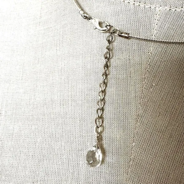 Blue Heart Pendant Choker with Rhinestones 💙 - Image 5