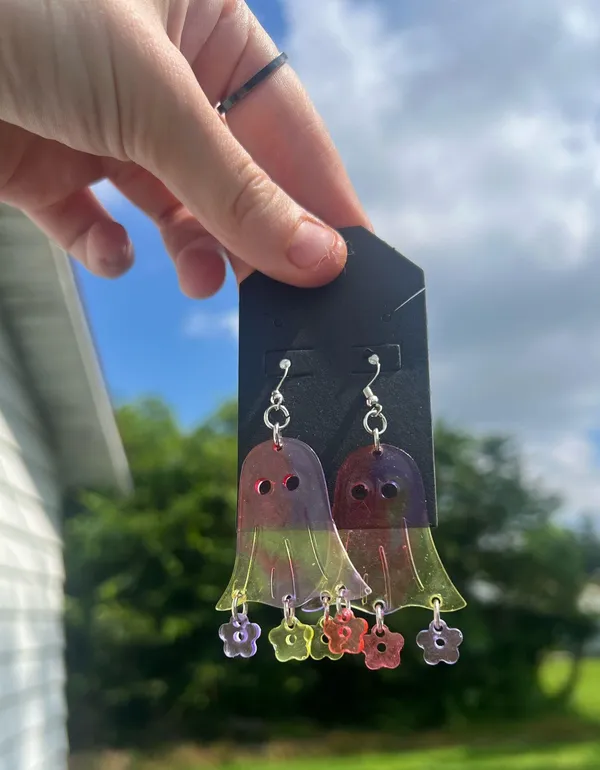 Handmade Earrings Dangle - Image 2