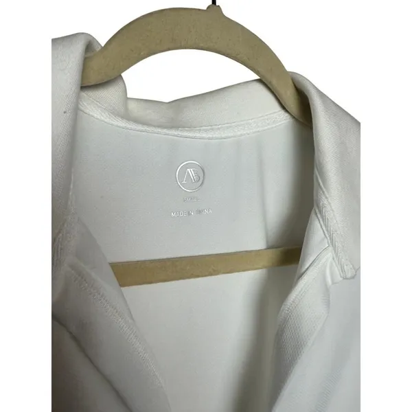 Addison Bay Easy Polo Dress in White Sz. S - Image 5