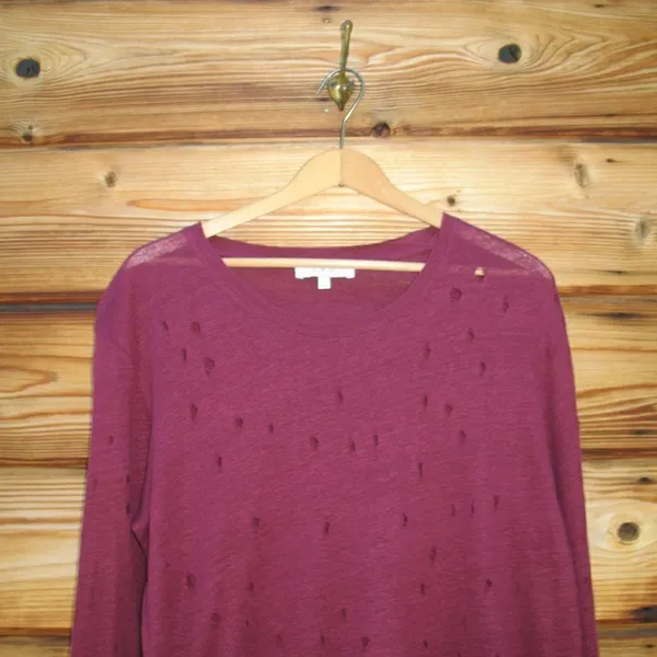 IRO Distressed Pullover Sweater Knit Top - Image 4