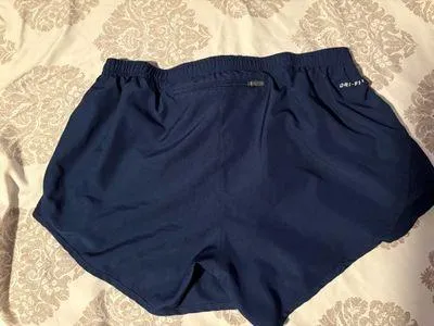 Women’s Nike Dri-Fit Navy Running Shorts - Image 3