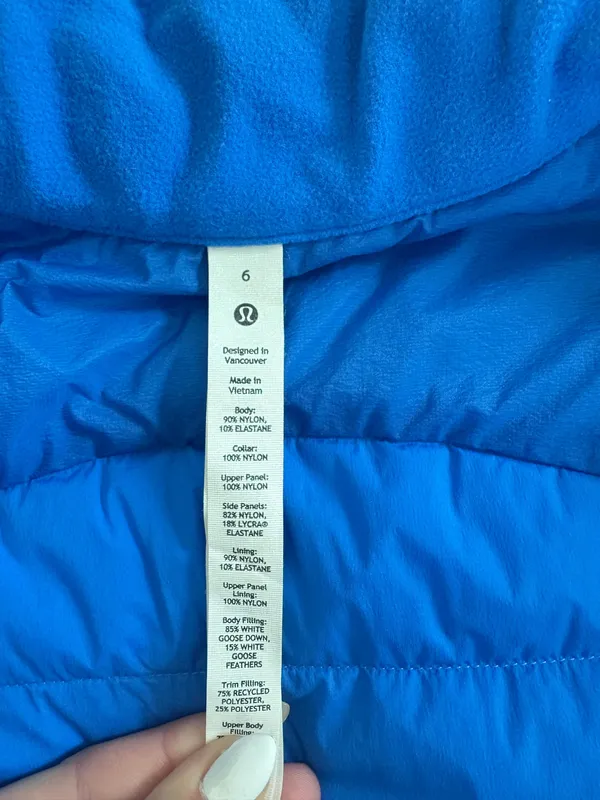 lululemon down for it all vest - Image 5