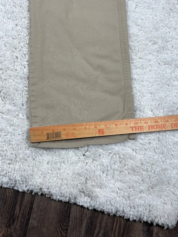GAP High Rise Wide Leg Khaki Pants Size 4 Button Fly Stretch - Image 11