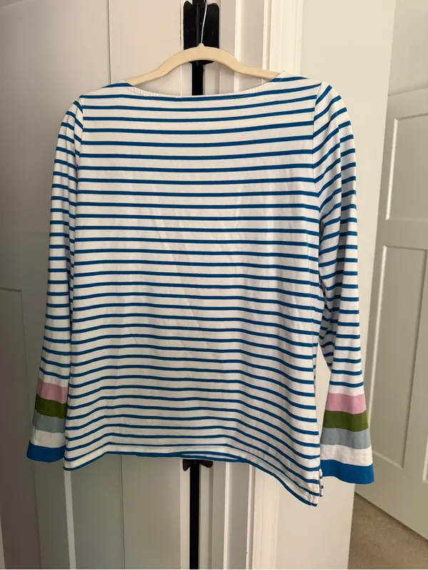Boden Ella Long Sleeve Breton-Navy‎ striped top - Image 5