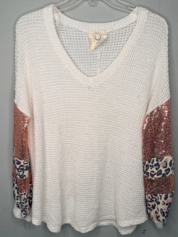 Fantastic Fawn Shirt with Sequins - Image 7