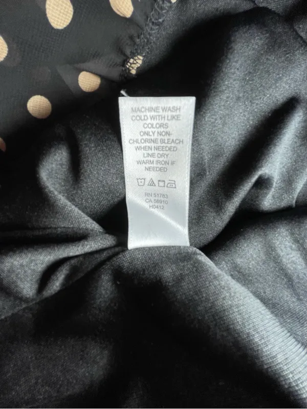 Maurices Black Dress‎ with Polka Dots - Image 9