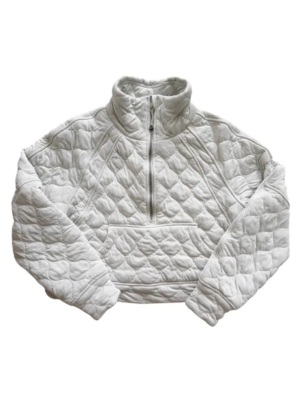 lululemon Scuba Oversized Quilted Half Zip Sweatshirt Size XS/S - Image 4
