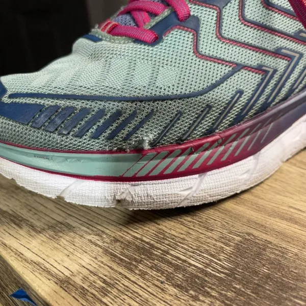 Hoka Clifton 4 Aquifer Vintage Indigo Running Shoes - Image 5