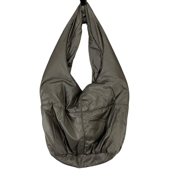 Rainforest Packable Puff Travel Shoulder Bag‎ Gray Water Resistant Handbag Purse - Image 2
