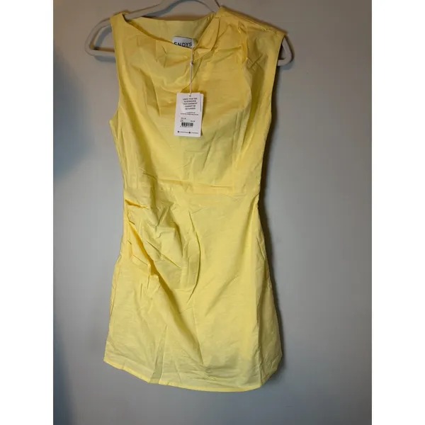 SNDYS Saskia Mini Dress in Pollen Sz S NWT $89 - Image 3