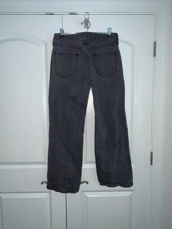 Hollister Black Low-Rise Baggy Jeans - Image 6