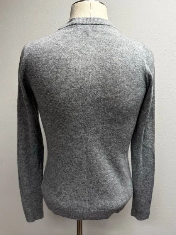 Theory Crewneck Sweater in Feather Cashmere - Image 7
