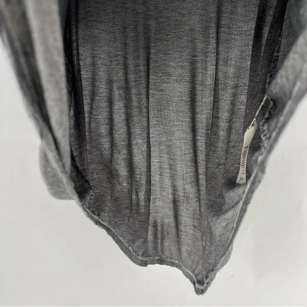 Wilfred Free Thin Stripes Gray Scoop Neck Relaxed Fit Short Sleeve Tee Size‎ L - Image 5