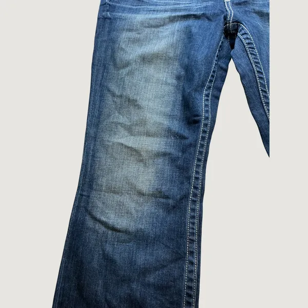 Big Star Maddie Boot Mid Rise Bootcut Jeans Dark Wash Blue Size 29L Long Inseam - Image 14