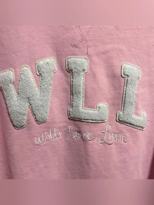 WLL Mockneck Sweatshirt Birthday Edition Pink L/XL Terry Interior - Image 3