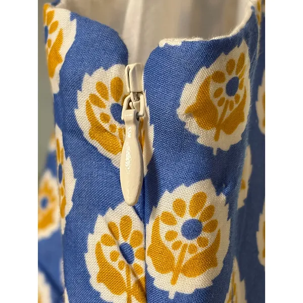 J.Crew Point Sur Royal Block Print Tiered Maxi Dress size 6 - Image 9
