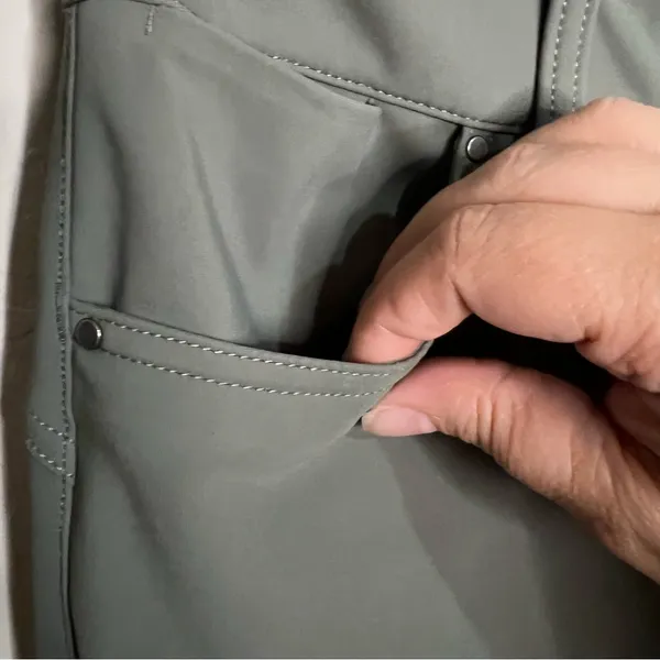 Lululemon City Sleek Slim Fit‎ 5 pocket Olive Green Pants - Image 6