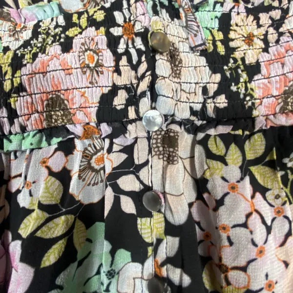Anthropologie Maeve Small Top Blouse Flounced Multi 70's Peasant‎ Prairie Boho - Image 13