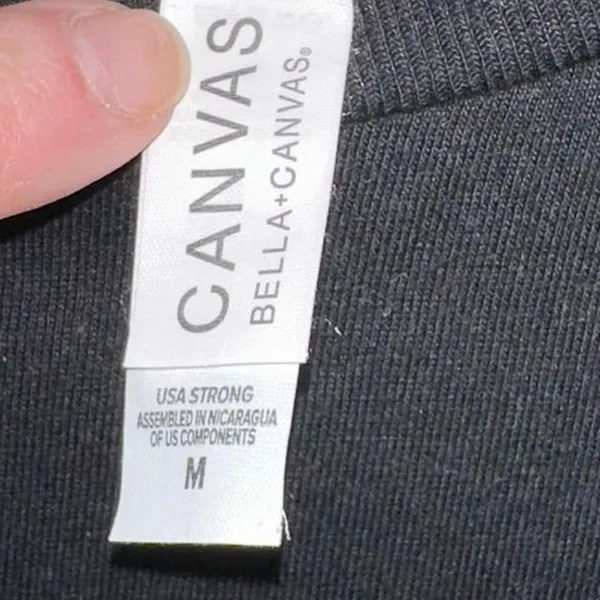 Bella Canvas Human Kind‎ Be Both Graphic Tee Medium Black Inspirational Shirt - Image 4