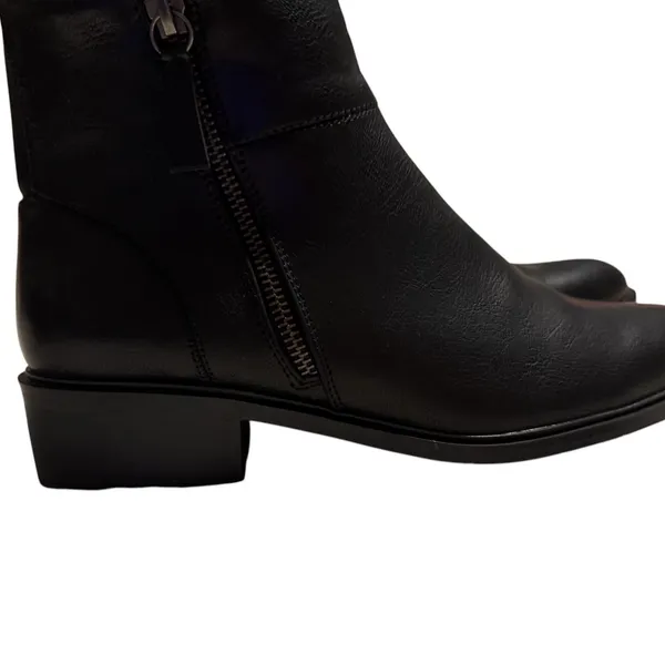 Baretraps Alona Black Ankle Boots Womens 8M Low Block Heel Booties BTF24-11190 - Image 8