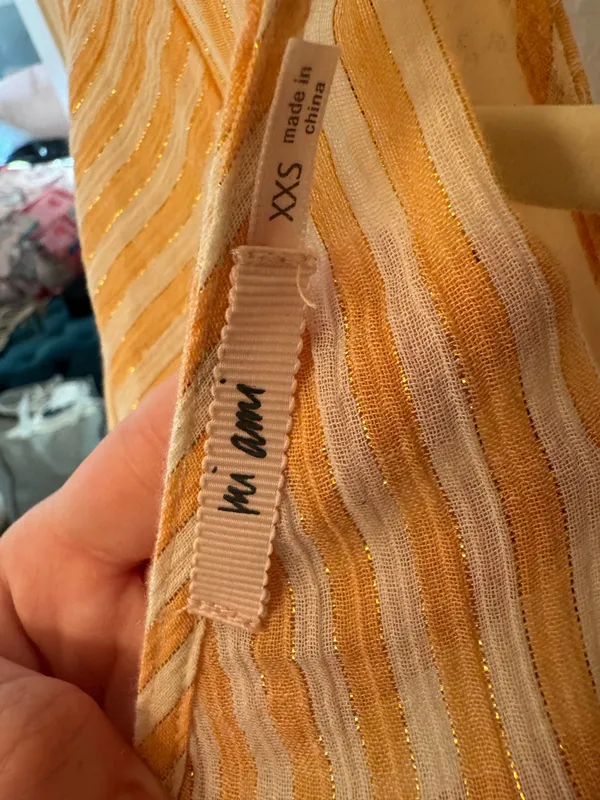 Francesca's Romper Orange - Image 3
