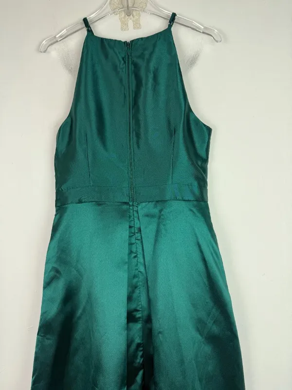 NWT Lulus Broadway Show Emerald Green High-Low Gown Dress Size Large L NEW - Image 12