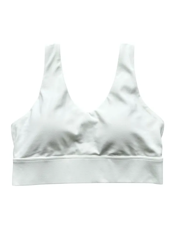 🆕Glowmode FeatherFit White Sports Bra - Image 3