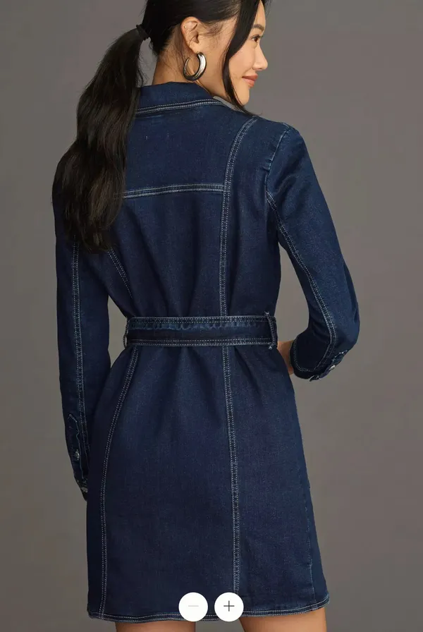 Pilcro denim blazer dress - Image 2
