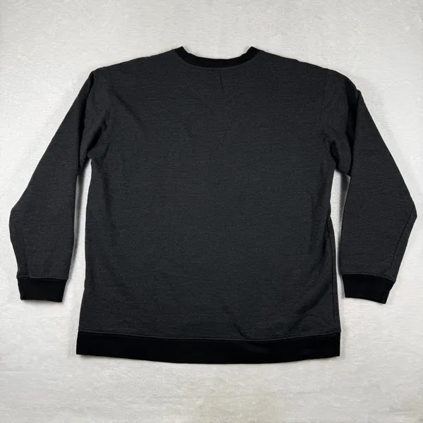 Natural Life Kindness Matters Floral Graphic Sweatshirt Charcoal Gray Medium - Image 5
