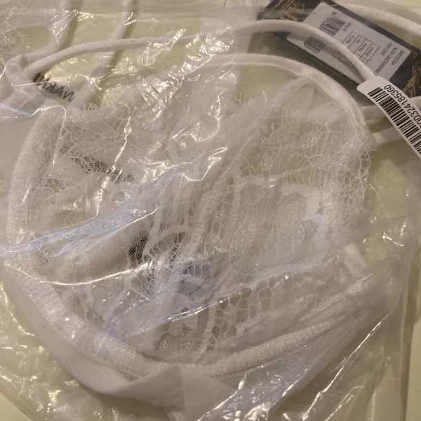 NWT Dita Von Teese Maestra White Lace Underwire Balconette Bra Size 32DD - Image 3