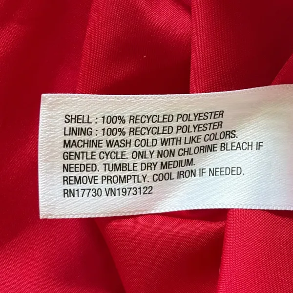 Red Wild Fable Small Dress Mini Ruffle Bell Sleeve Ties Small Festive Holiday‎ - Image 7