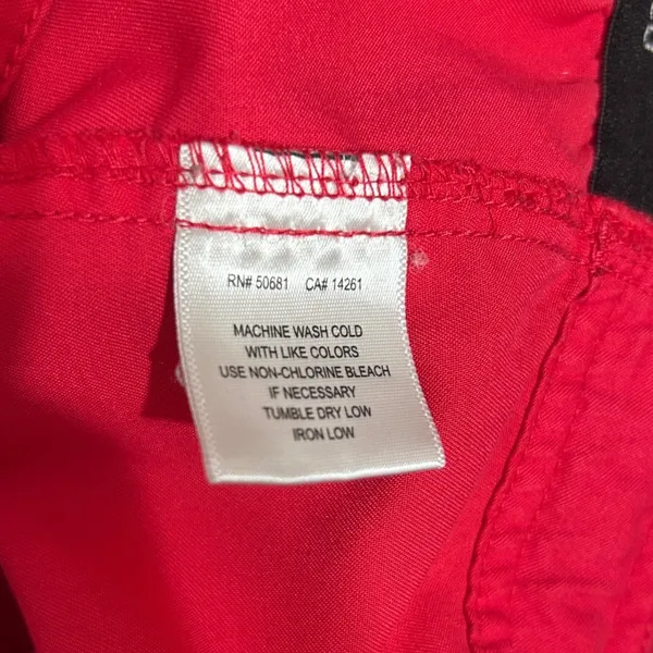 Greys Anatomy‎ Women Medical Nurse Scrub Pants M Red Professional Workwear Cargo - Image 5