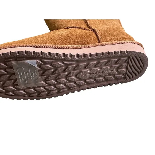Koolaburra by Ugg Women's Tall Boots‎ Size 8 Chestnut Brown Sherpa Lined - Image 9