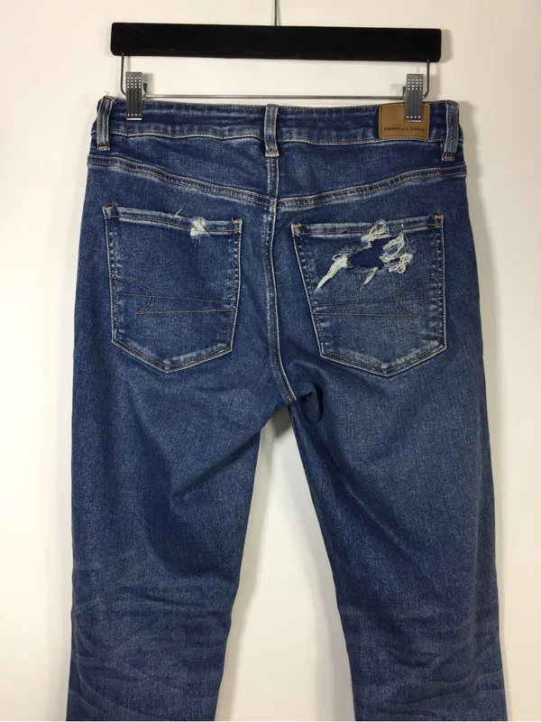 American Eagle High Rise Jegging US 8 Short Next Level Stretch - Image 9