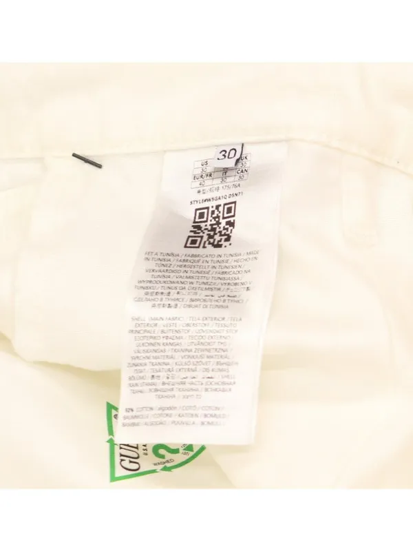 NWT Guess Eco Amanda Extra Flare Seamed Jeans W5GA1QD5N71 Calipso White 30x31 - Image 10