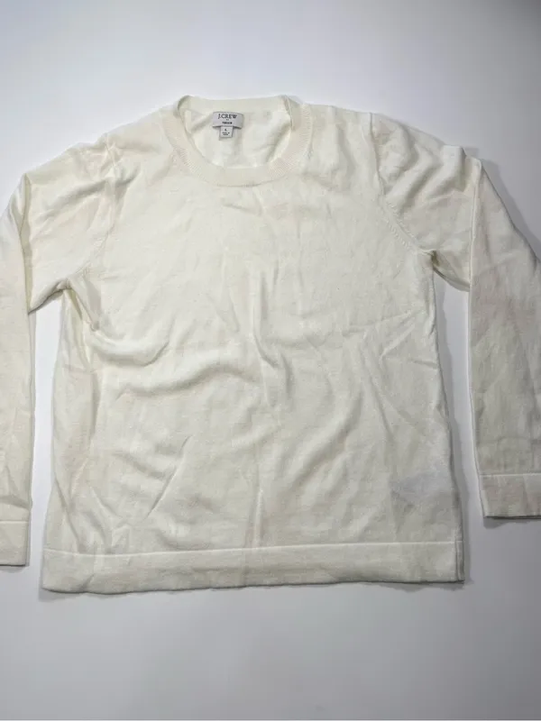 J. Crew Cotton Wool Blend Crewneck Lightweight Sweater Size Large - Image 2