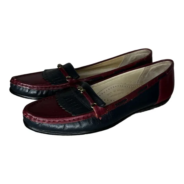 Vintage Penaljo Leather Loafers‎ Size 7.5 - Image 3