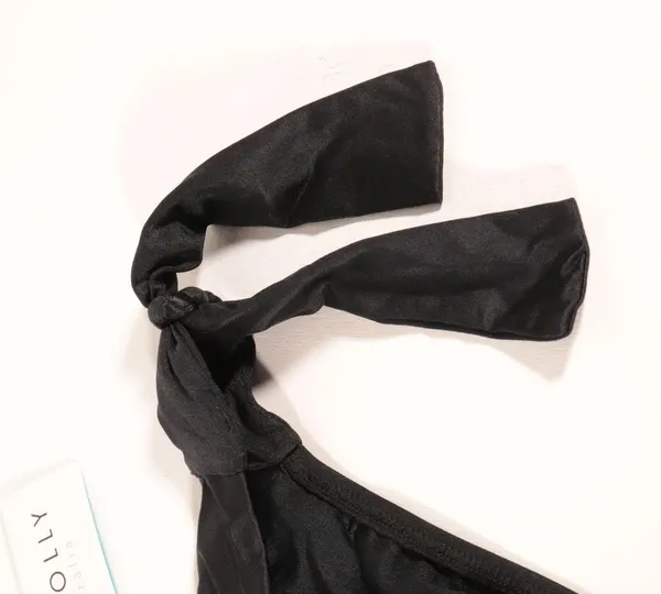 NWT Shine on Hipster Tie-Side Bottoms in Black - Image 4