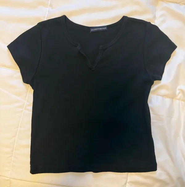 Brandy Melville Ashlyn V Notch Top - Image 2