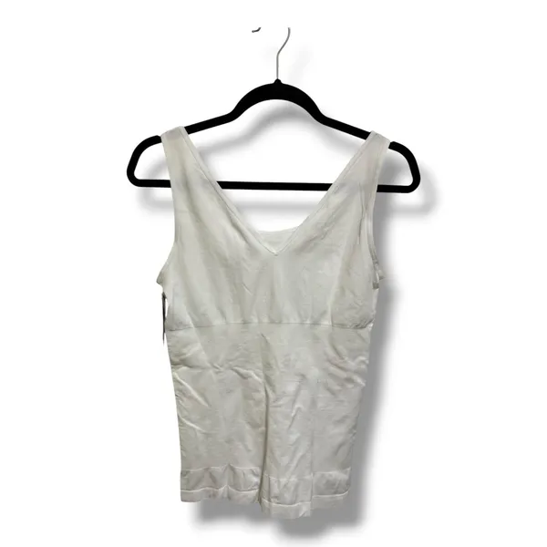 Yummie White Seamless Shaping‎ Tank Top Reversible Scoop V Neck Womens 1X 2X NWT - Image 2