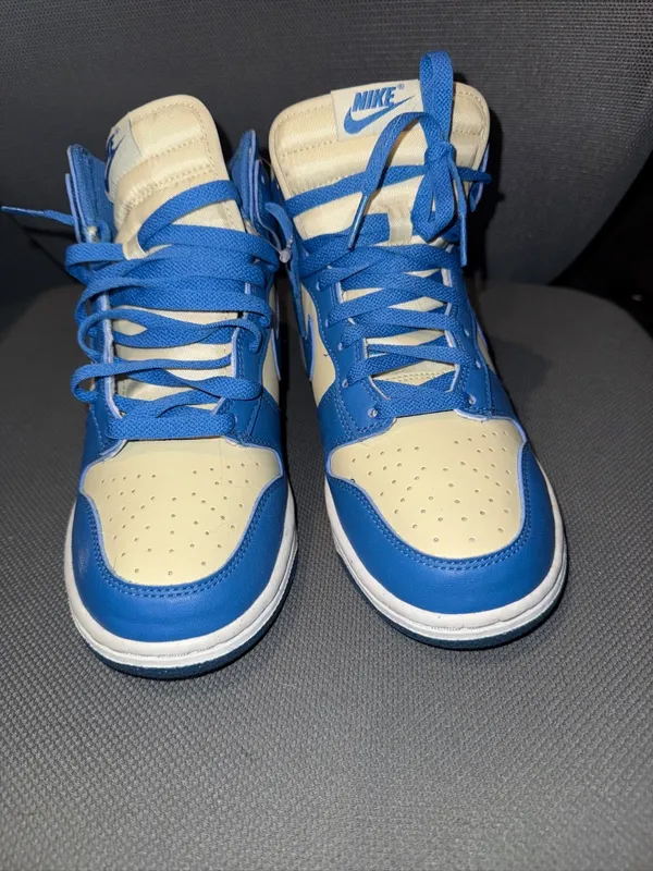 Nike Women's Size 8 Dunk High NN Khaki/Star Blue - Image 3
