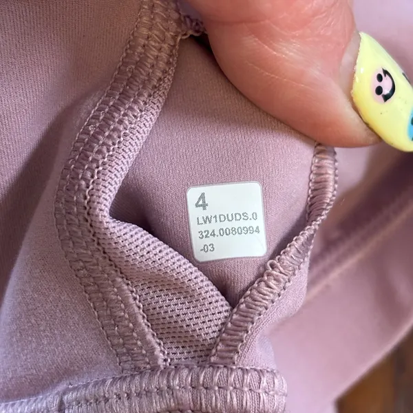 Lululemon Align Tank Top Lavender Purple Nulu Yoga Crop Bra LW1DUDS Size 4 - Image 6