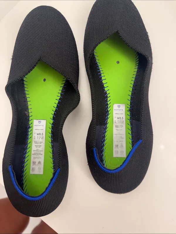 Rothy's the daily flats round toe Knit Slip-On Flats size 8.5 - Image 8